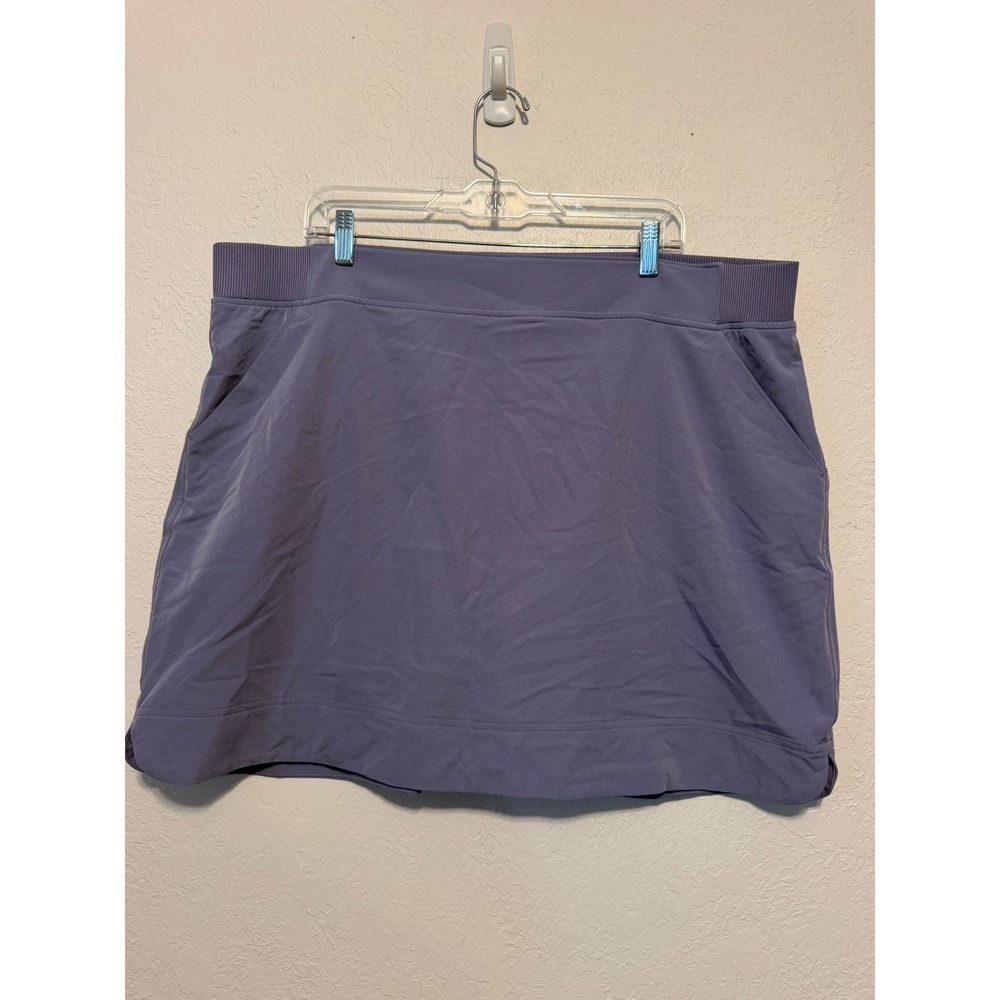 32 Degrees Cool Womens XXL Purple Active Skort Pockets Golf Tennis Skirt